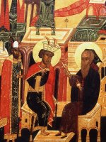 ГОСПОДЬ ВСЕМ ХОЧЕТ СПАСЕНИЯ. Преподобные Варлаам и Иоасаф, царевич Индийский, и отец его Авенир. ГОСПОДЬ ВСЕМ ХОЧЕТ СПАСЕНИЯ. Преподобные Варлаам и Иоасаф, царевич Индийский, и отец его Авенир.