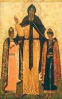 Святой благоверный Феодор Смоленский и чада его Давид и Константин Святой благоверный Феодор Смоленский и чада его Давид и Константин