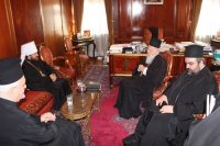Патриарх Варфоломей и митр. Иларион поговорили о Восьмом Соборе Патриарх Варфоломей и митр. Иларион поговорили о Восьмом Соборе