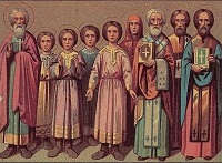 Святые мученики Лукиллиан, отроки Клавдий, Ипатий, Павел и Дионисий и Павла дева. Святые мученики Лукиллиан, отроки Клавдий, Ипатий, Павел и Дионисий и Павла дева.