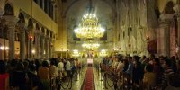 В Салониках множество православных приняло участие в ночном богослужении в знак протеста против проведения парада извращенцев-содомитов В Салониках множество православных приняло участие в ночном богослужении в знак протеста против проведения парада извращенцев-содомитов