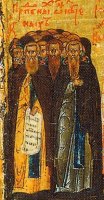 Преподобные Иоанн, Сергий, Патрикий, Косма, Анастасий протодиакон, Феоктист и прочие, в обители святого Саввы убиенные. Преподобные Иоанн, Сергий, Патрикий, Косма, Анастасий протодиакон, Феоктист и прочие, в обители святого Саввы убиенные.
