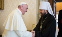 «Почетнейший» митрополит Волоколамский Иларион удостоился медали от главного паписта, но творит себя чуждым Владыке Христу «Почетнейший» митрополит Волоколамский Иларион удостоился медали от главного паписта, но творит себя чуждым Владыке Христу