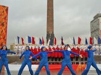 Факел с олимпийским огнем очередной раз погас Факел с олимпийским огнем очередной раз погас